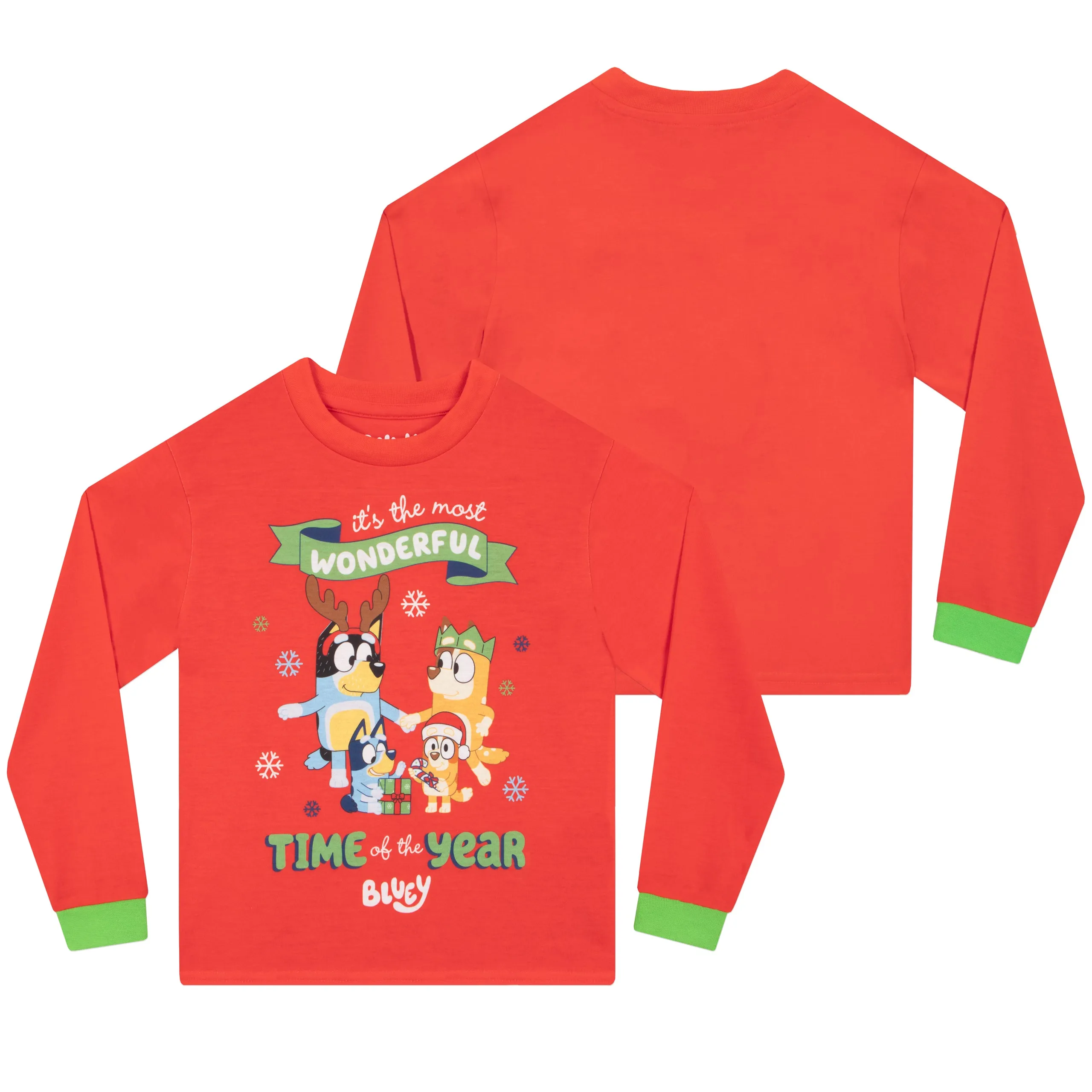 Bluey Girls Christmas Pajamas