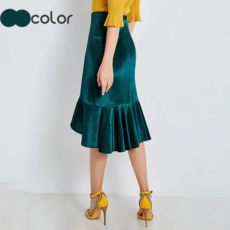 Bonnie Mermaid Asymmetric Skirts