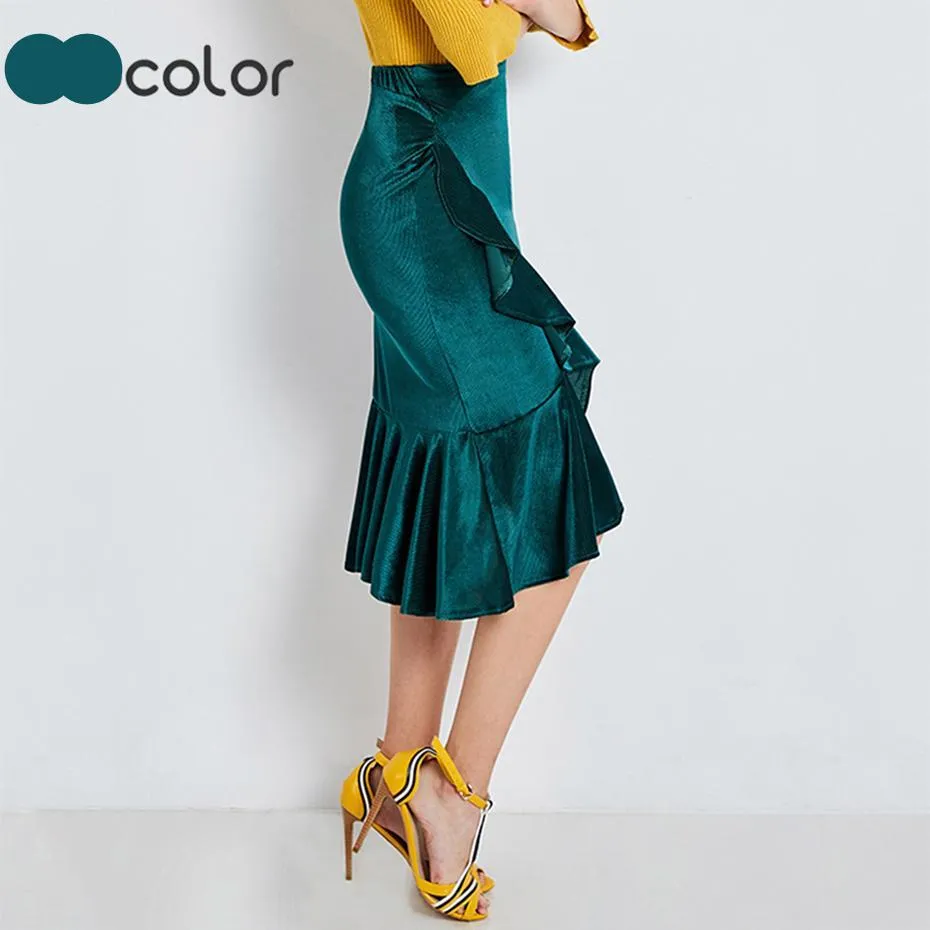 Bonnie Mermaid Asymmetric Skirts