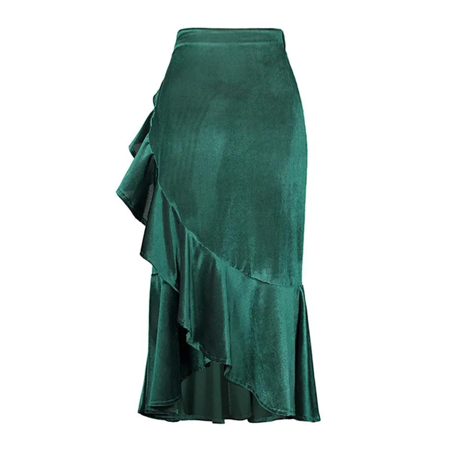 Bonnie Mermaid Asymmetric Skirts