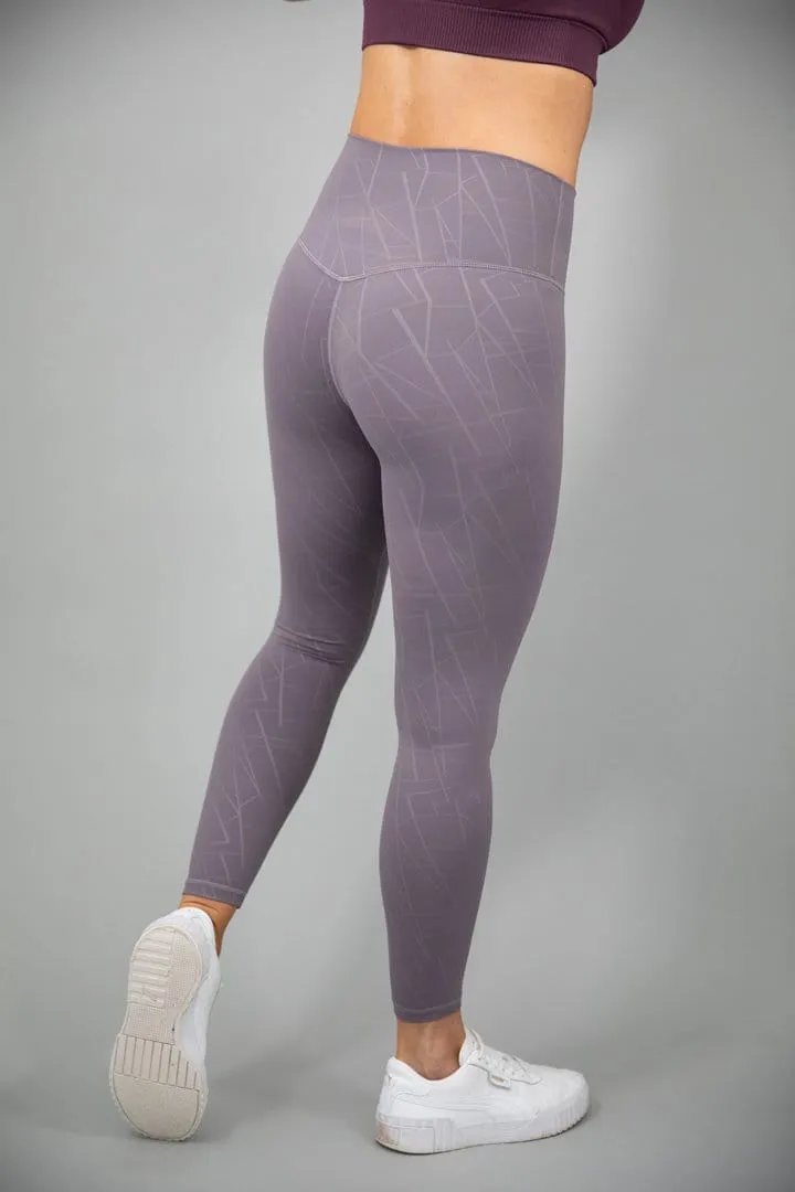 botthms Purple Power Stripe Seamless Leggings