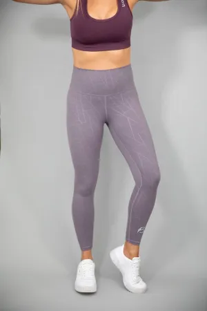 botthms Purple Power Stripe Seamless Leggings
