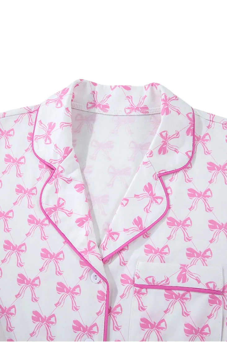 Bow Pajamas Set