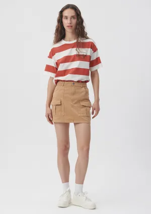 Brown Mini Skirt