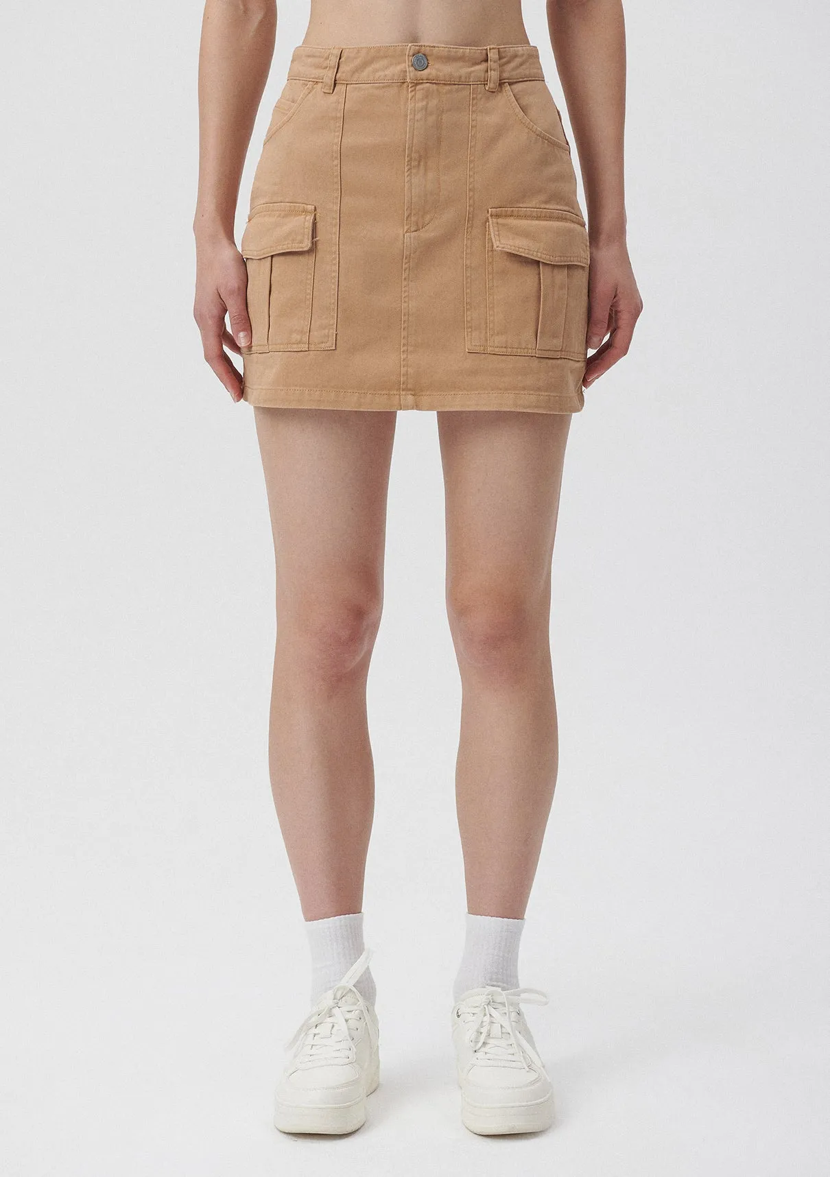 Brown Mini Skirt
