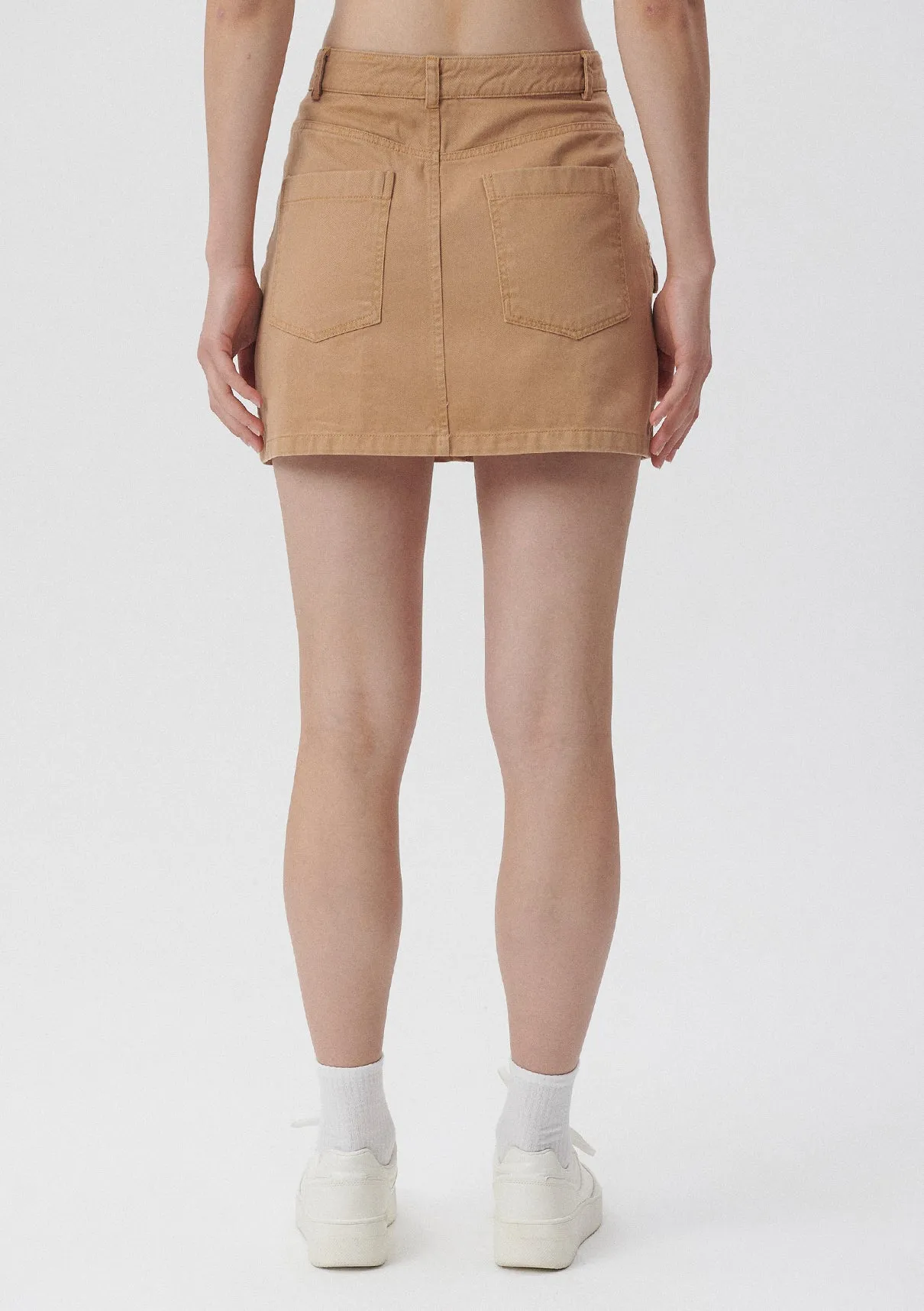 Brown Mini Skirt