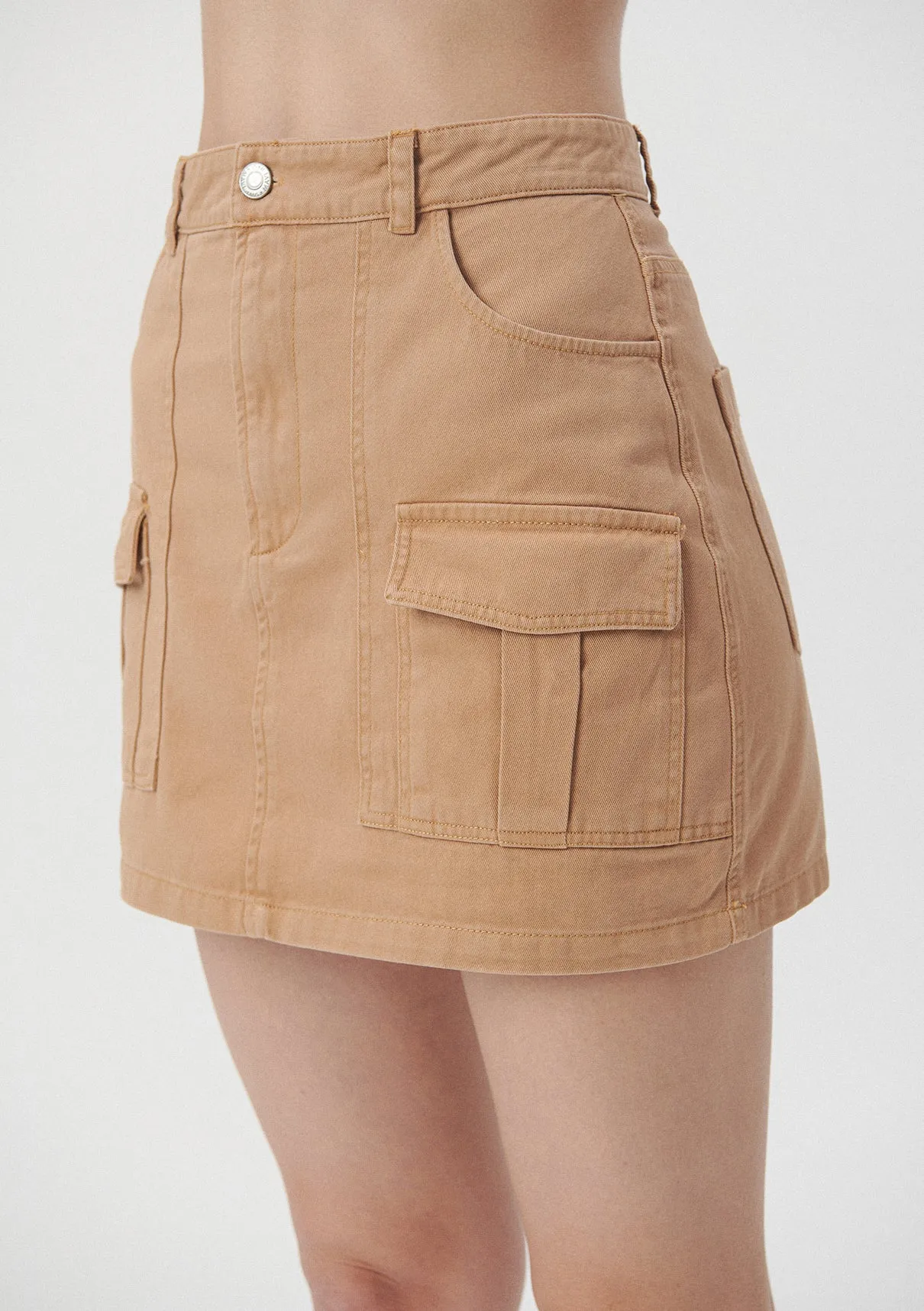 Brown Mini Skirt