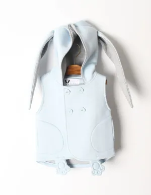Bunny Sleeveless Jacket Blue