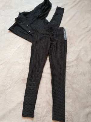 Butt accentuating ruch jogging/ yoga set