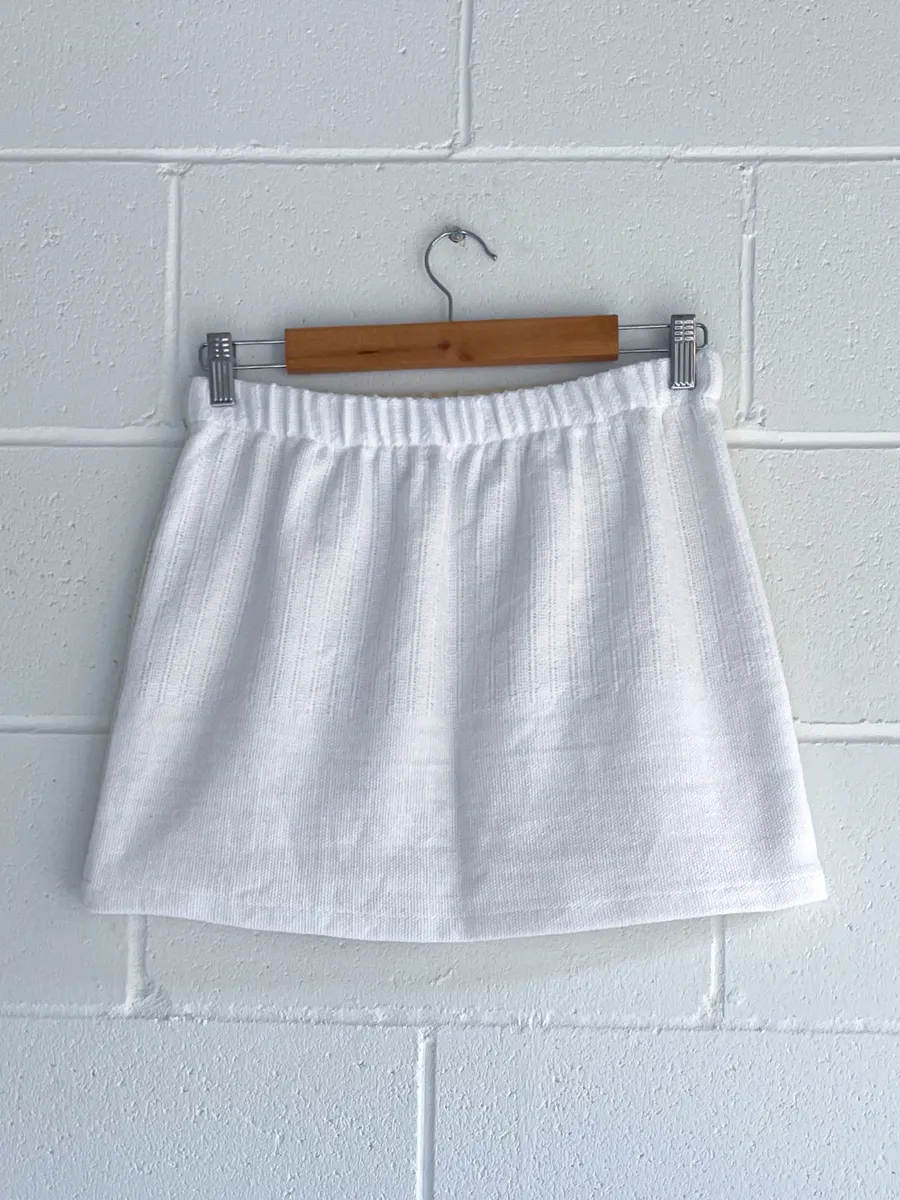 Caba Mini Skirt in Butter Splice
