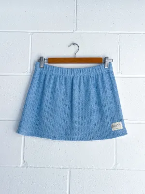 Caba Mini Skirt in Sky Splice