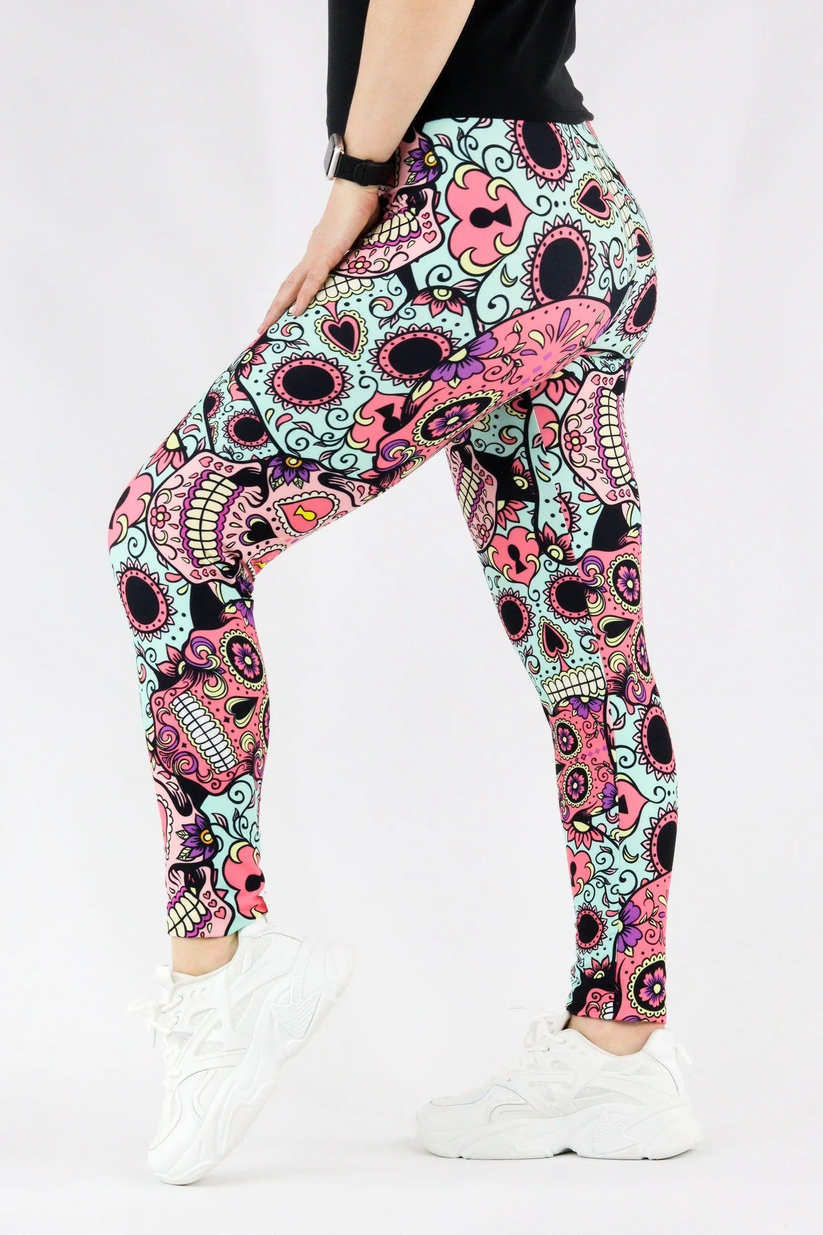 Calavera Skull - Casual Full Leggings