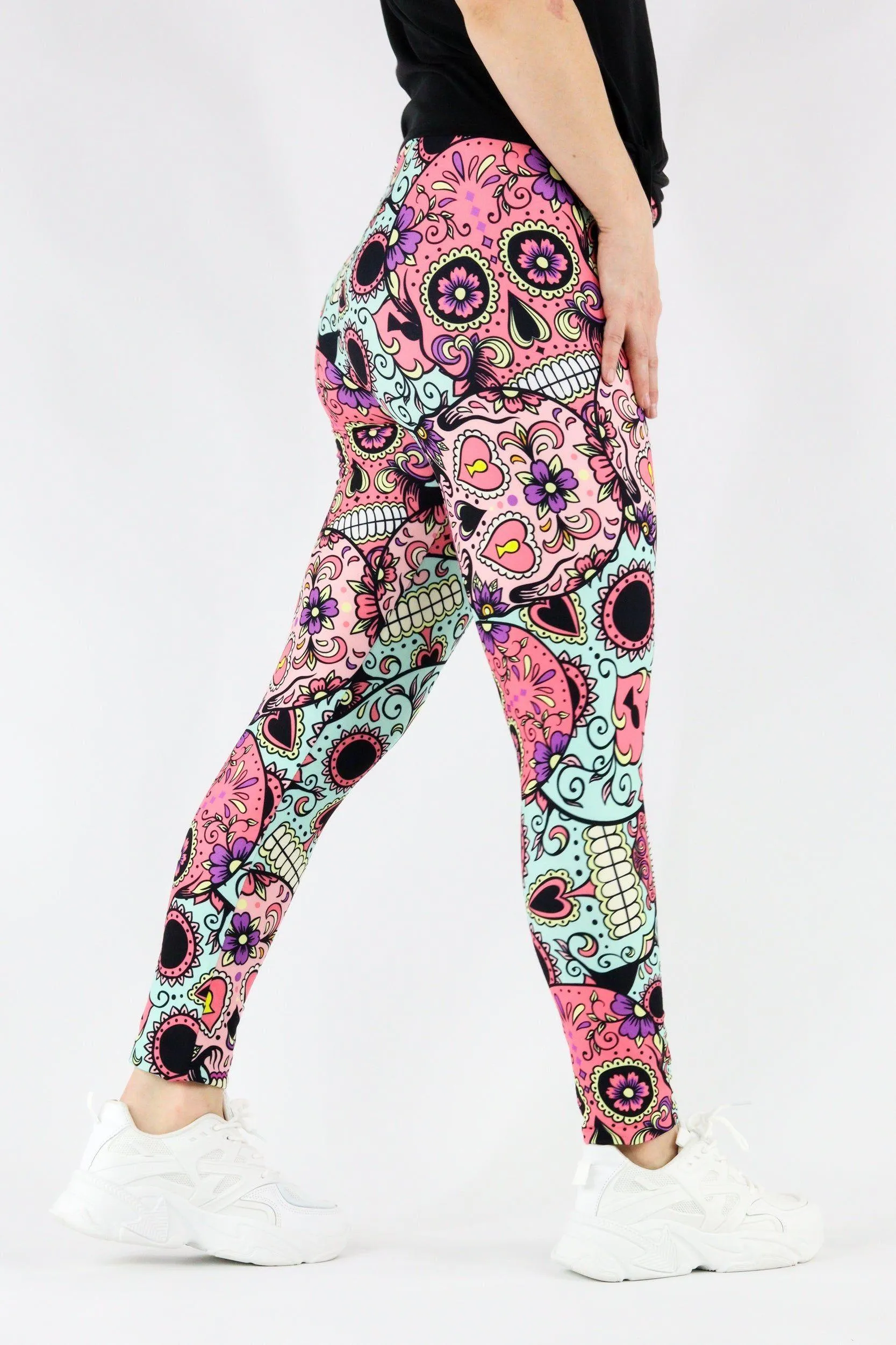 Calavera Skull - Casual Full Leggings