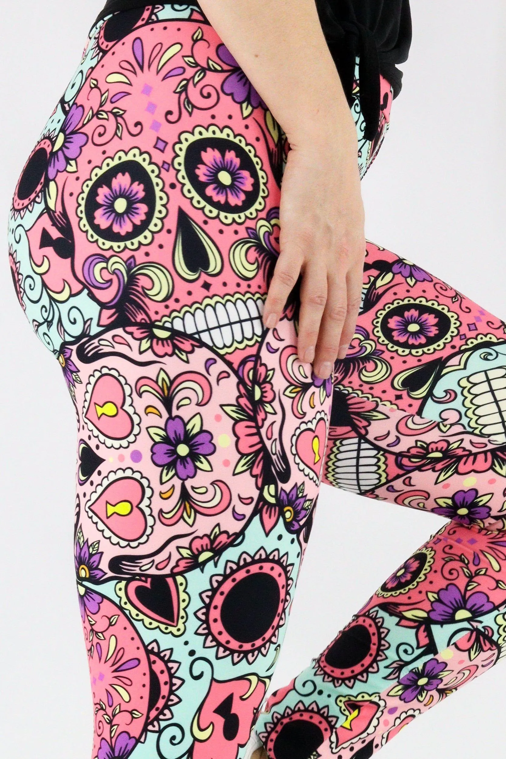 Calavera Skull - Casual Full Leggings