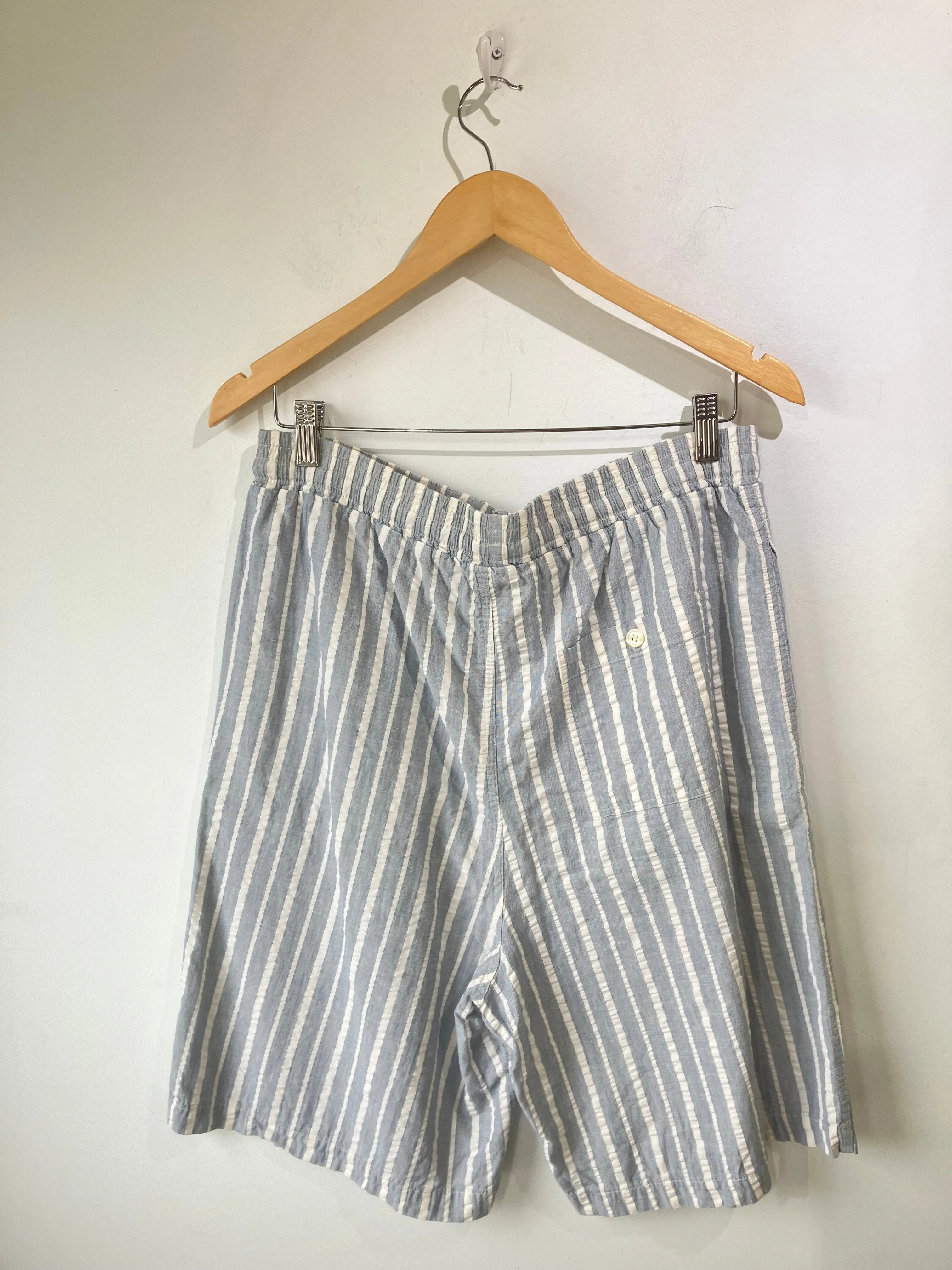 Calvin Klein Two Piece Shorts Set Blue & White Stripes