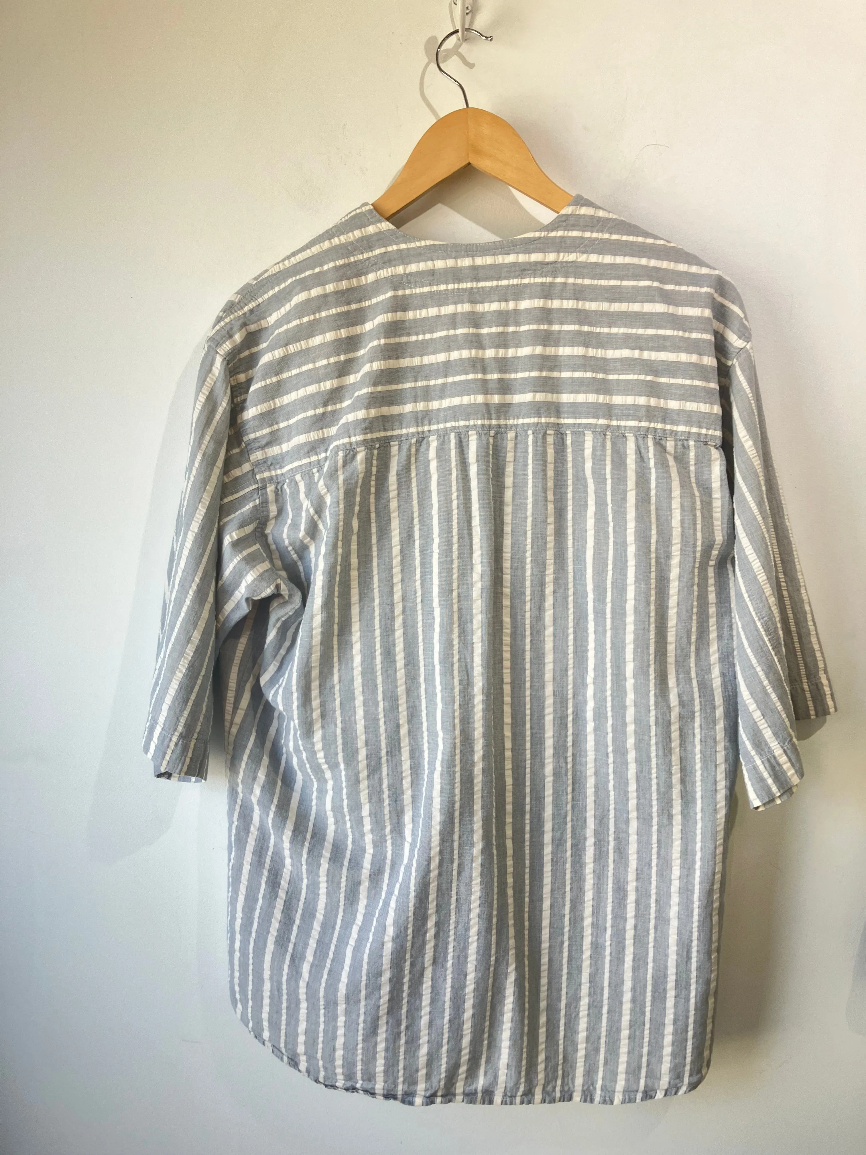 Calvin Klein Two Piece Shorts Set Blue & White Stripes