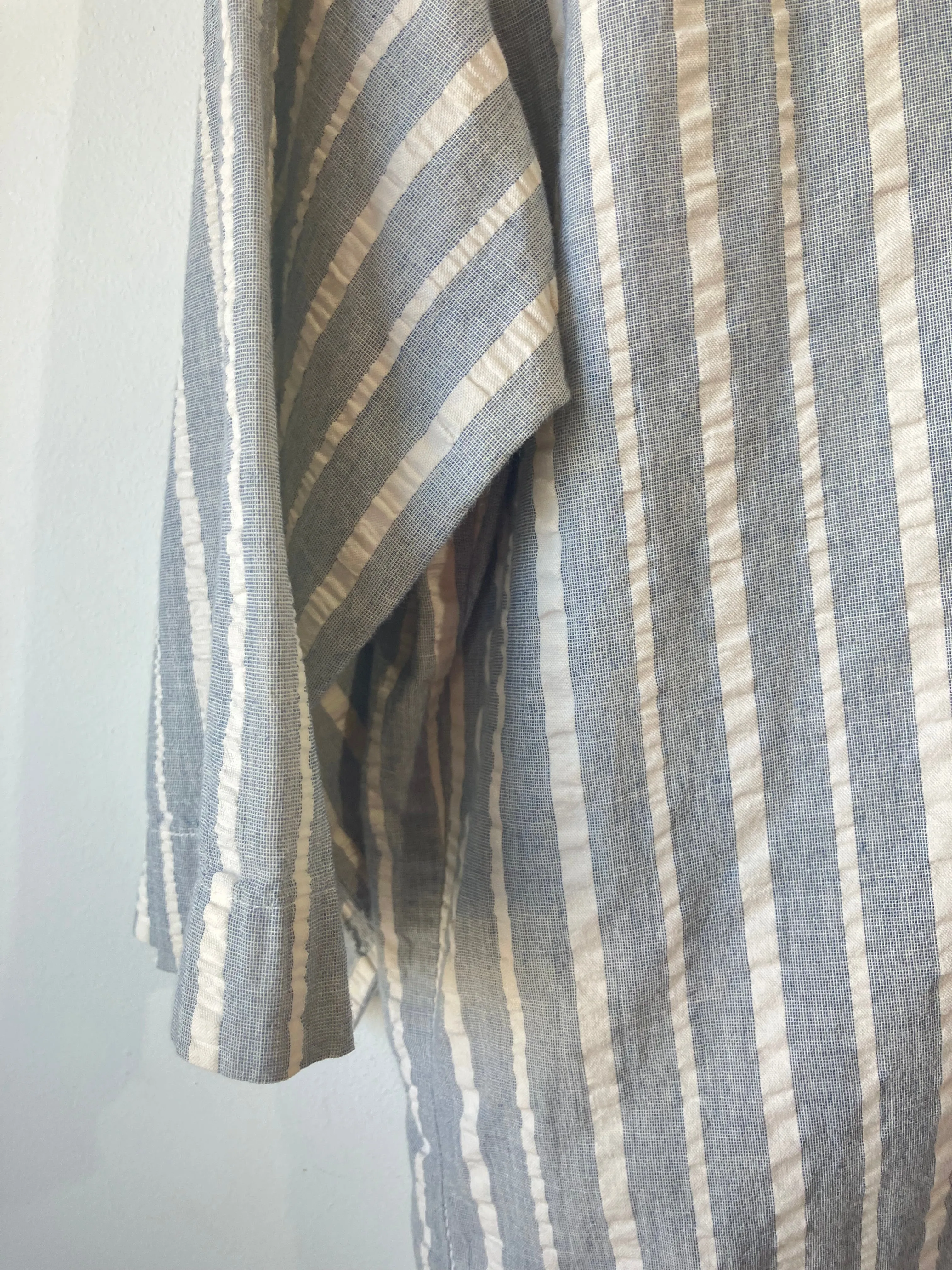 Calvin Klein Two Piece Shorts Set Blue & White Stripes