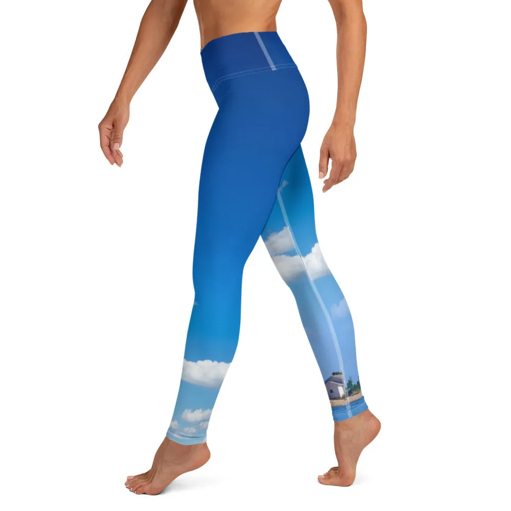 Cape Lookout Lighthouse Janie's Fave - Yoga Leggings