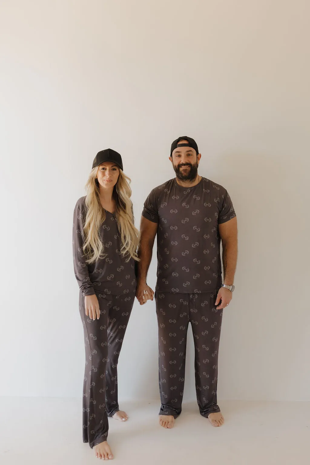 Charcoal Arm Day | Bamboo Men's Short Sleeve Pajama