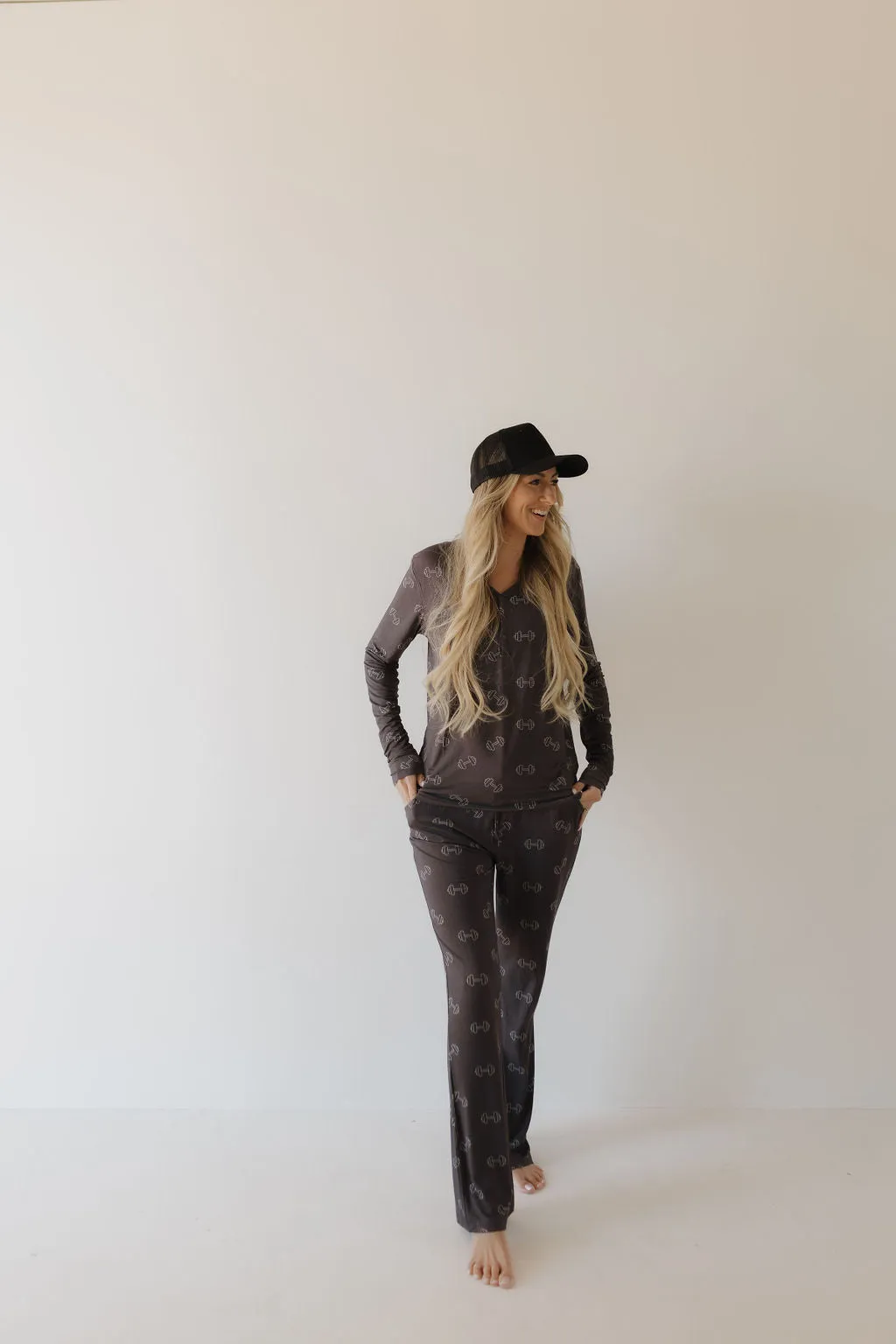 Charcoal Arm Day | Women's Bamboo Pajama