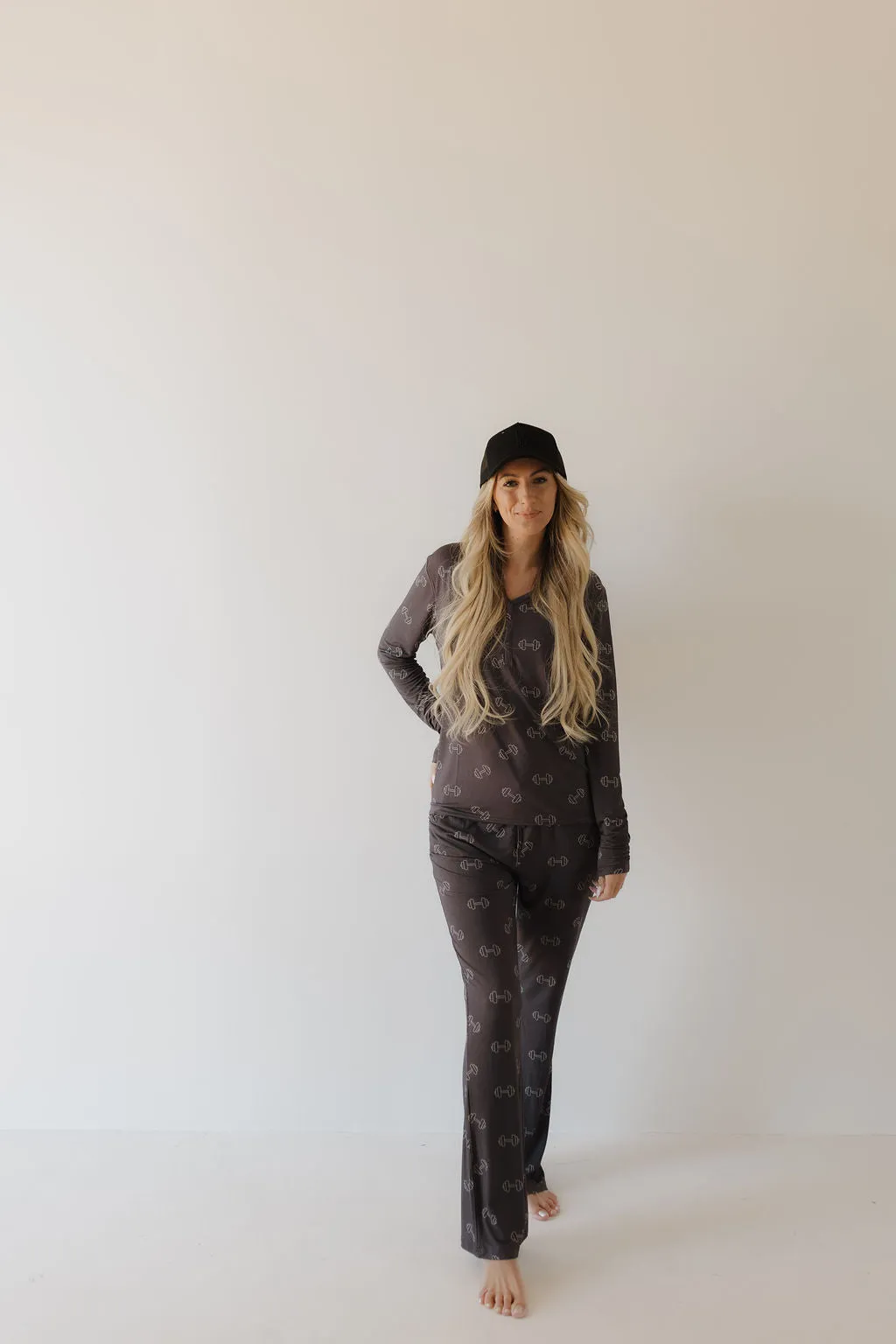 Charcoal Arm Day | Women's Bamboo Pajama