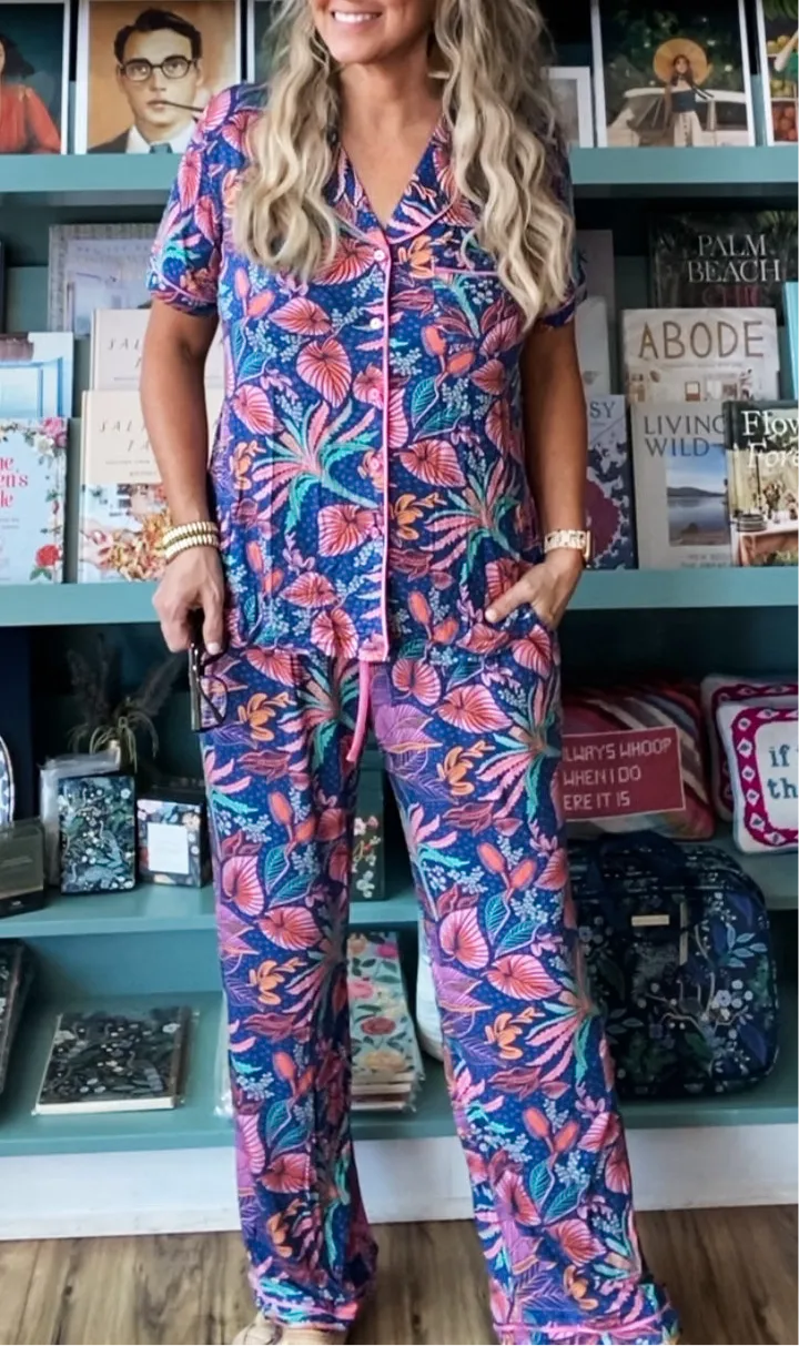 Charlotte Pajama Set - Tropic Hot