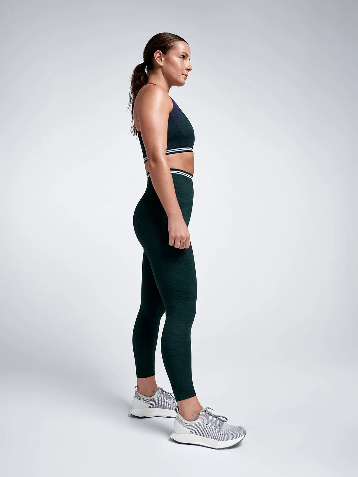 CHISEL LIGHT 7/8 Legging Dark Green Marl