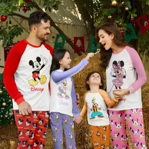 Christmas Disney Mickey Minnie Goofy Ducky Pajamas Family, Pajamas, Disney Matching Pajamas Set, Disneyworld Shirt, Disneyland Shirt
