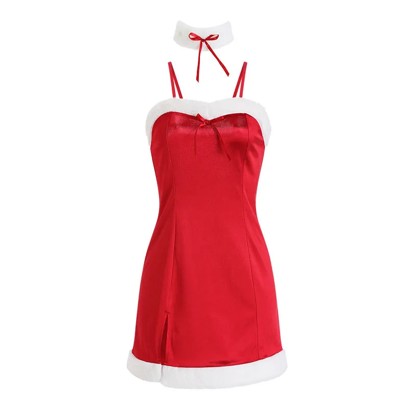 Christmas suspender nightdress  KF83134