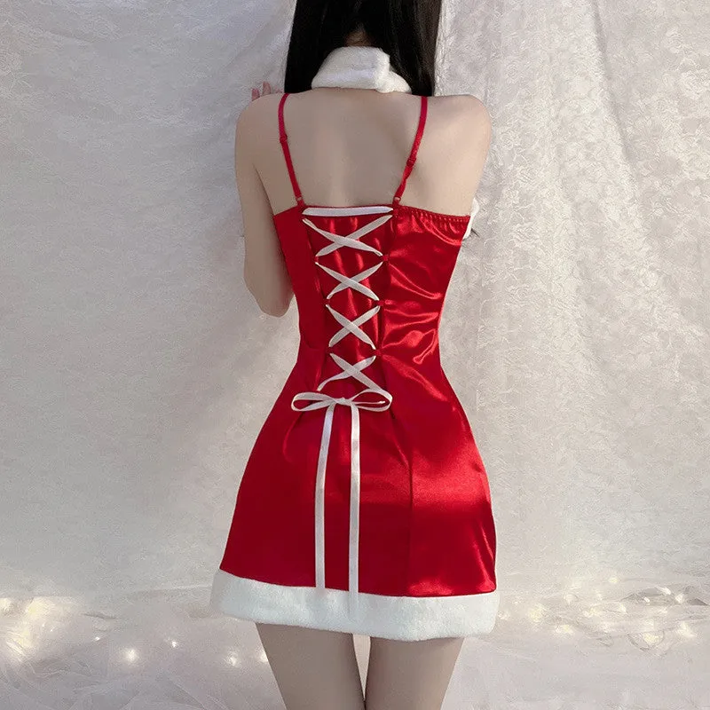 Christmas suspender nightdress  KF83134