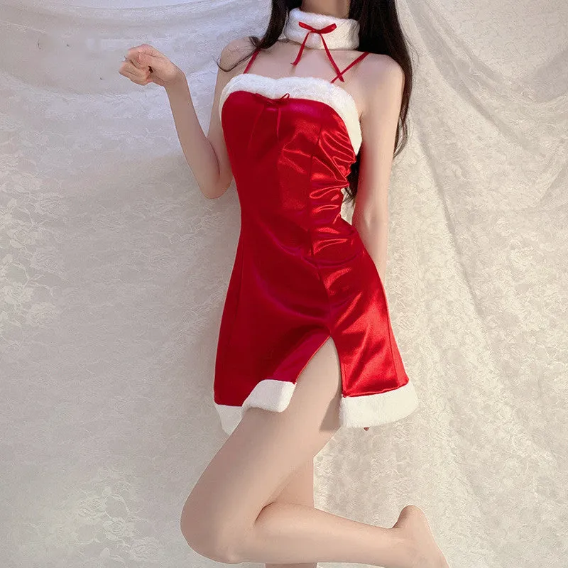 Christmas suspender nightdress  KF83134