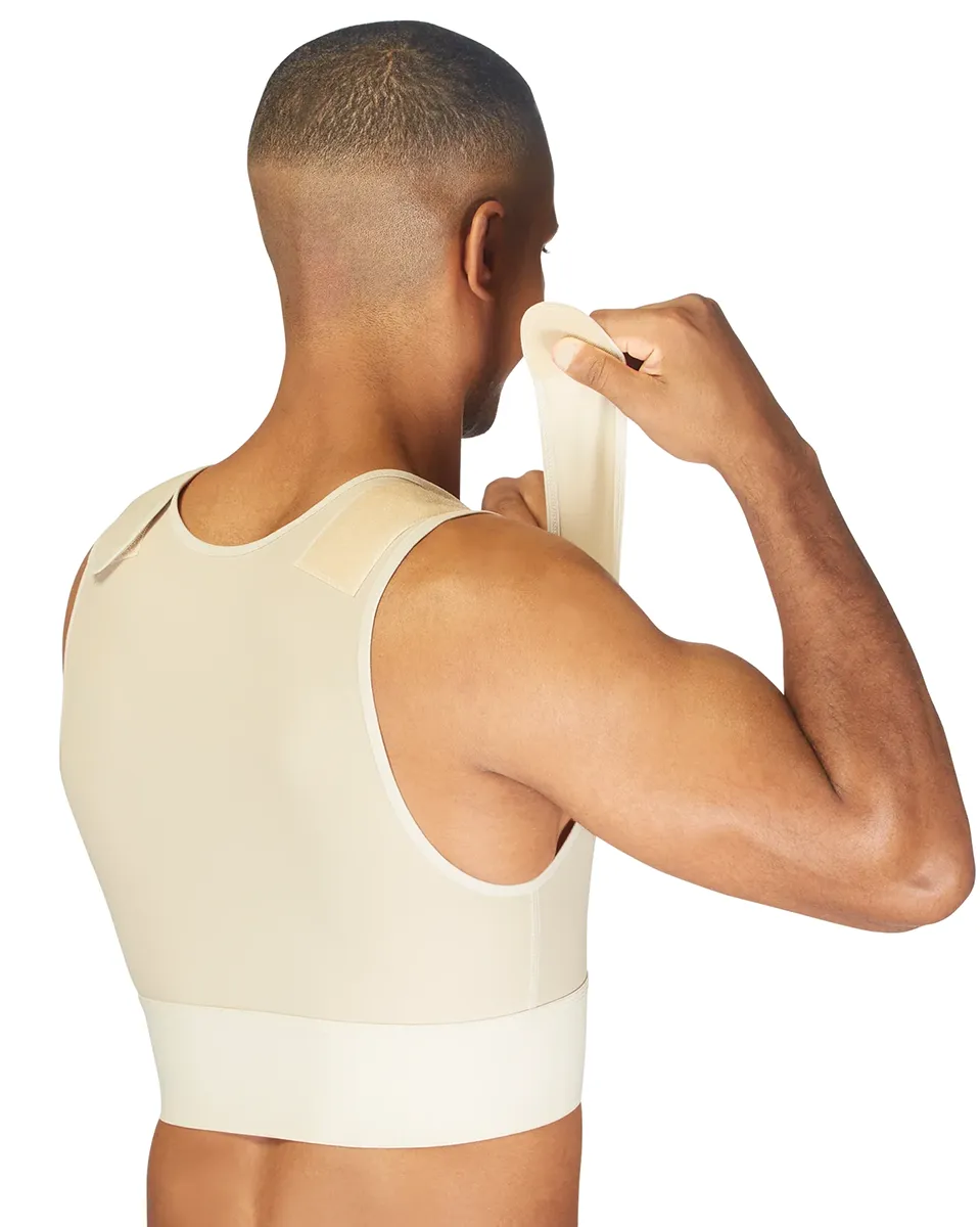 Clearpoint Medical Men’s Shapewear Zippered Short Vest - 784