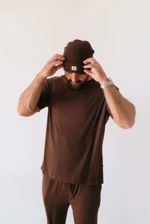 Coffee Bean | Men's Bamboo Short Sleeve Pajamas