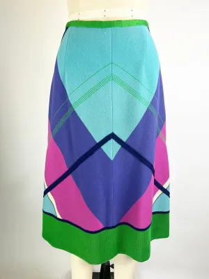Color Block Skirt