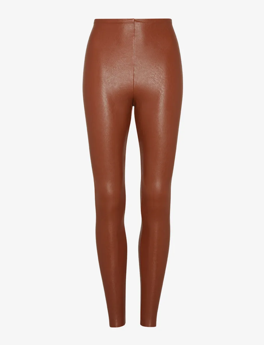 Commando | Faux Leather Legging {Cocoa}