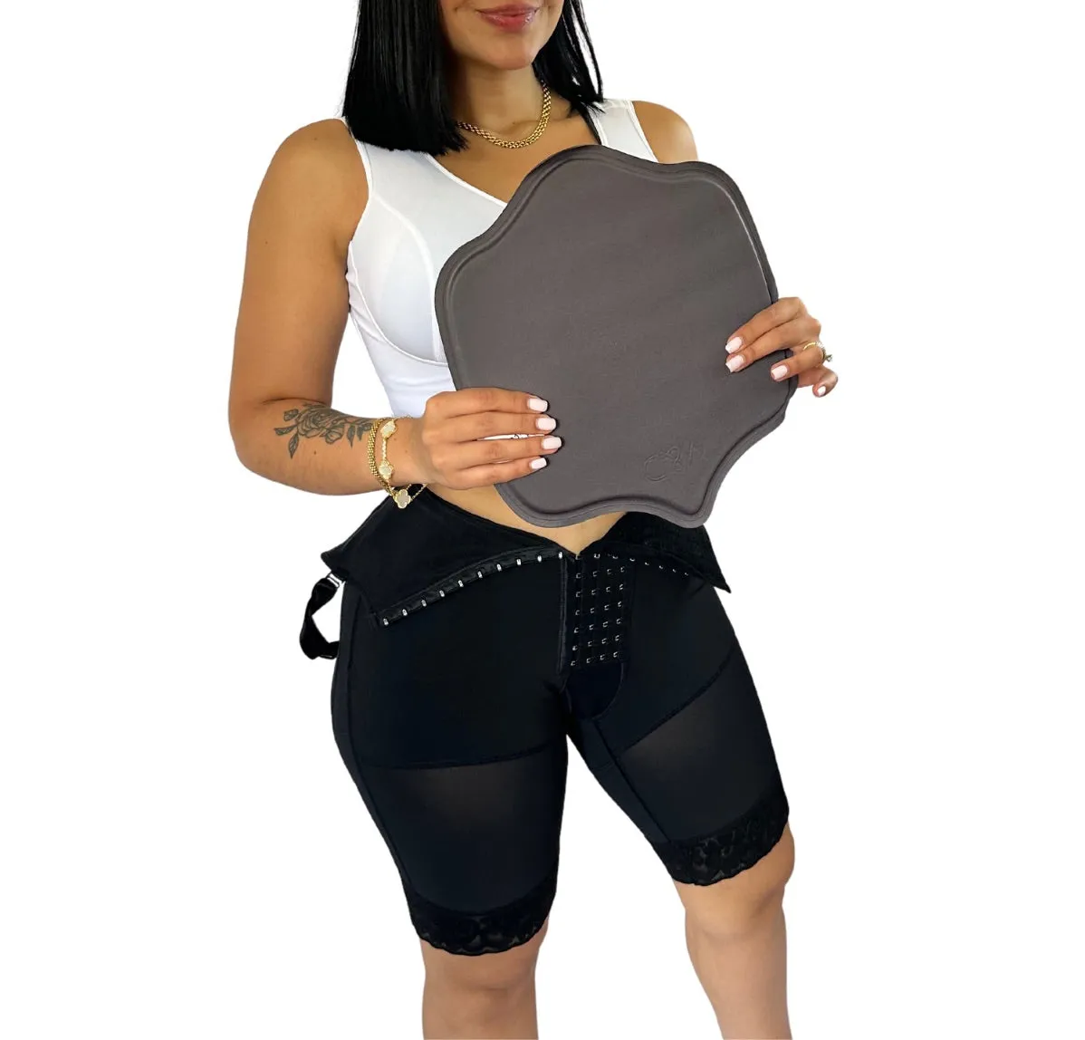 Compression Flattening Ab Lipo Board Post Surgery Foam After Tummy Tuck Tabla Abdominal Moldeadora Gray