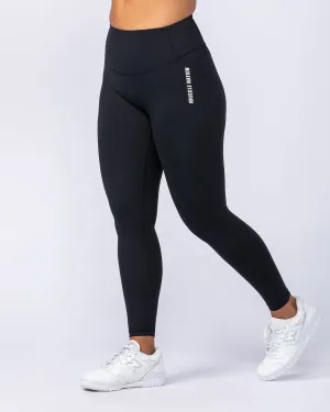 Core Pocket Ankle Length Leggings - Black