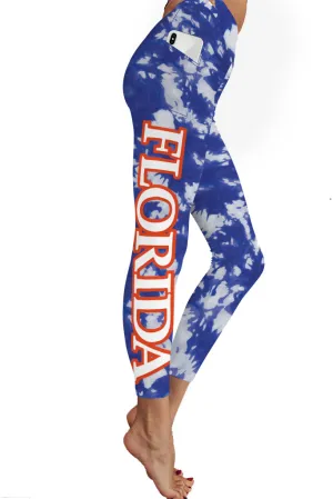 CUSTOM MANDY BROWN COLLEGE FLORIDA POCKET LEGGINGS - YOGA - EXCLUSIVE! BATCH 1 (WHOLESALE)