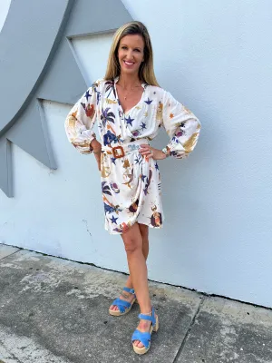 Day Dream Celestial Printed Dress