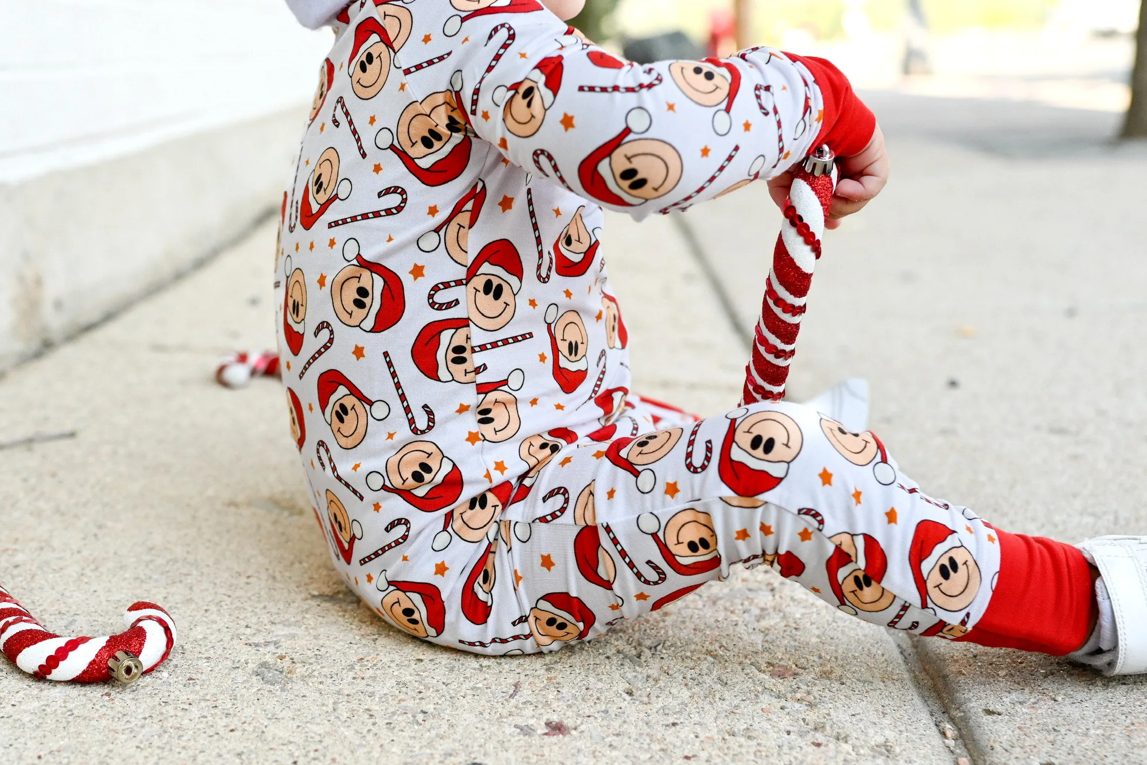 Dream Big Little Co Smiley Christmas L/S Dream Set
