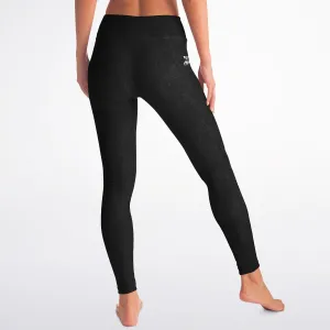 Dukiri Rose Petals Black Yoga Leggings