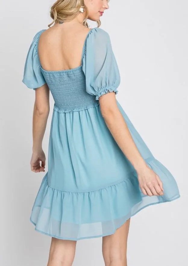 Dusty Blue Etoile Dress