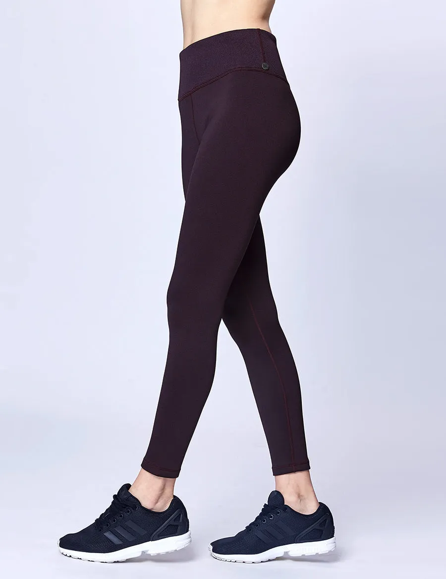 easyoga LESPIRO Slim-Fit Sheen Leggings - M32 M-Mature Grape