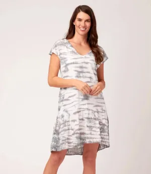 Elvie dress in matrix wash illusion