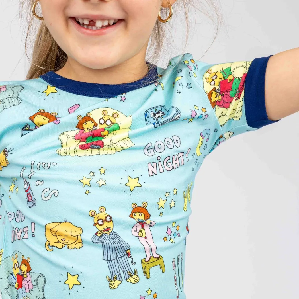 Emerson and Friends Good Night Arthur™ Bamboo Short Sleeve Kids Pajama Pants Set