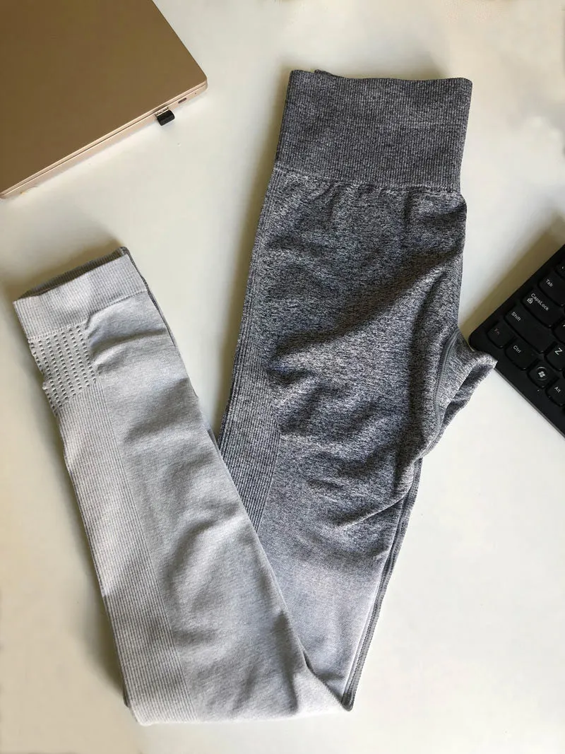Energy Seamless Leggings High Waist Yoga Pants Workout Gym Leggings Scrunch Butt leggings Gradient Sport Yoga Leggings