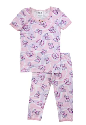 esme - Butterfly Short Sleeve Top & Leggings