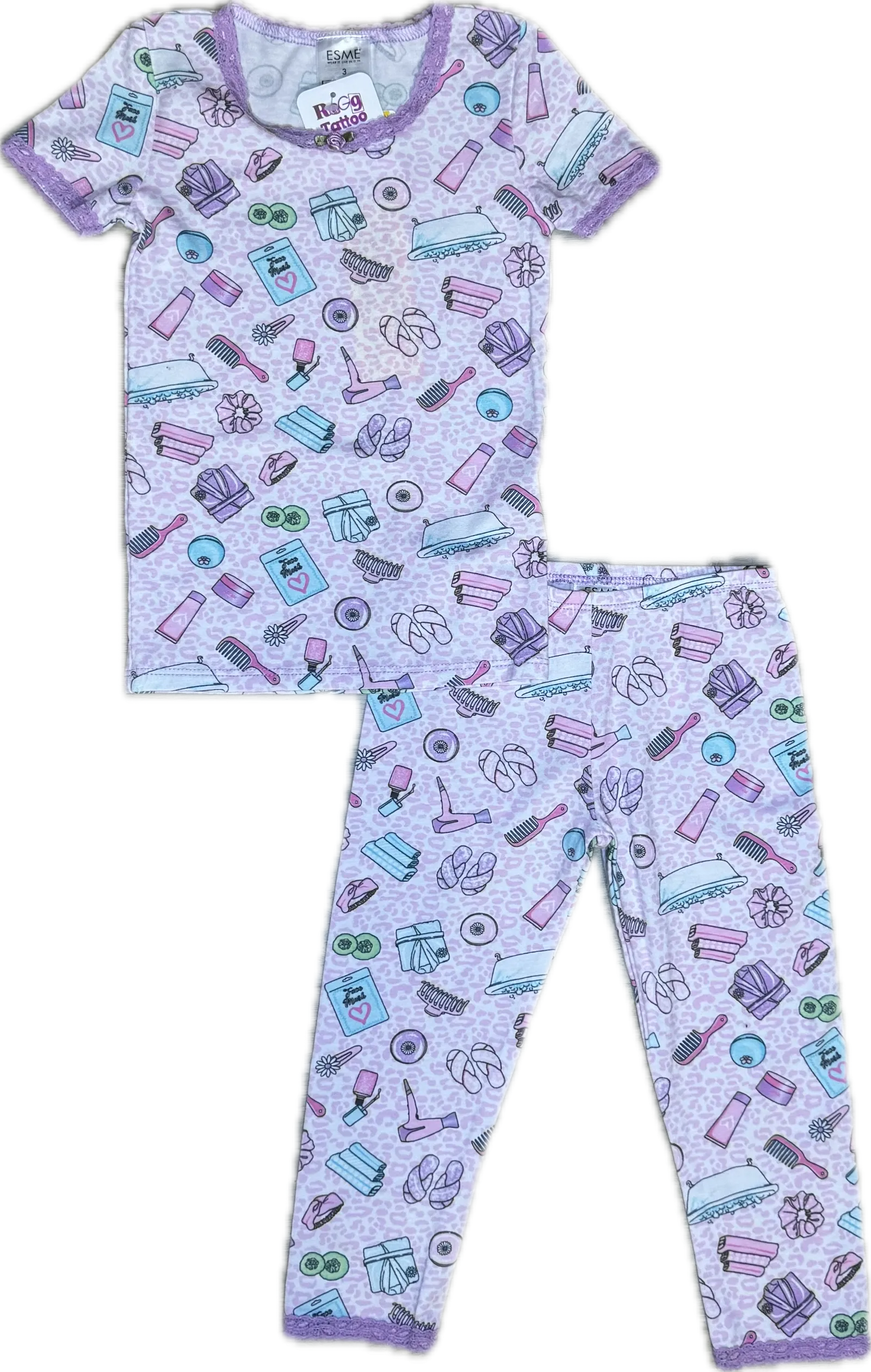 esme- Spa Short Sleeve Pajama Set