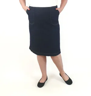 Essaye by Surface dark denim A-line skirt size XXL (made in Australia)