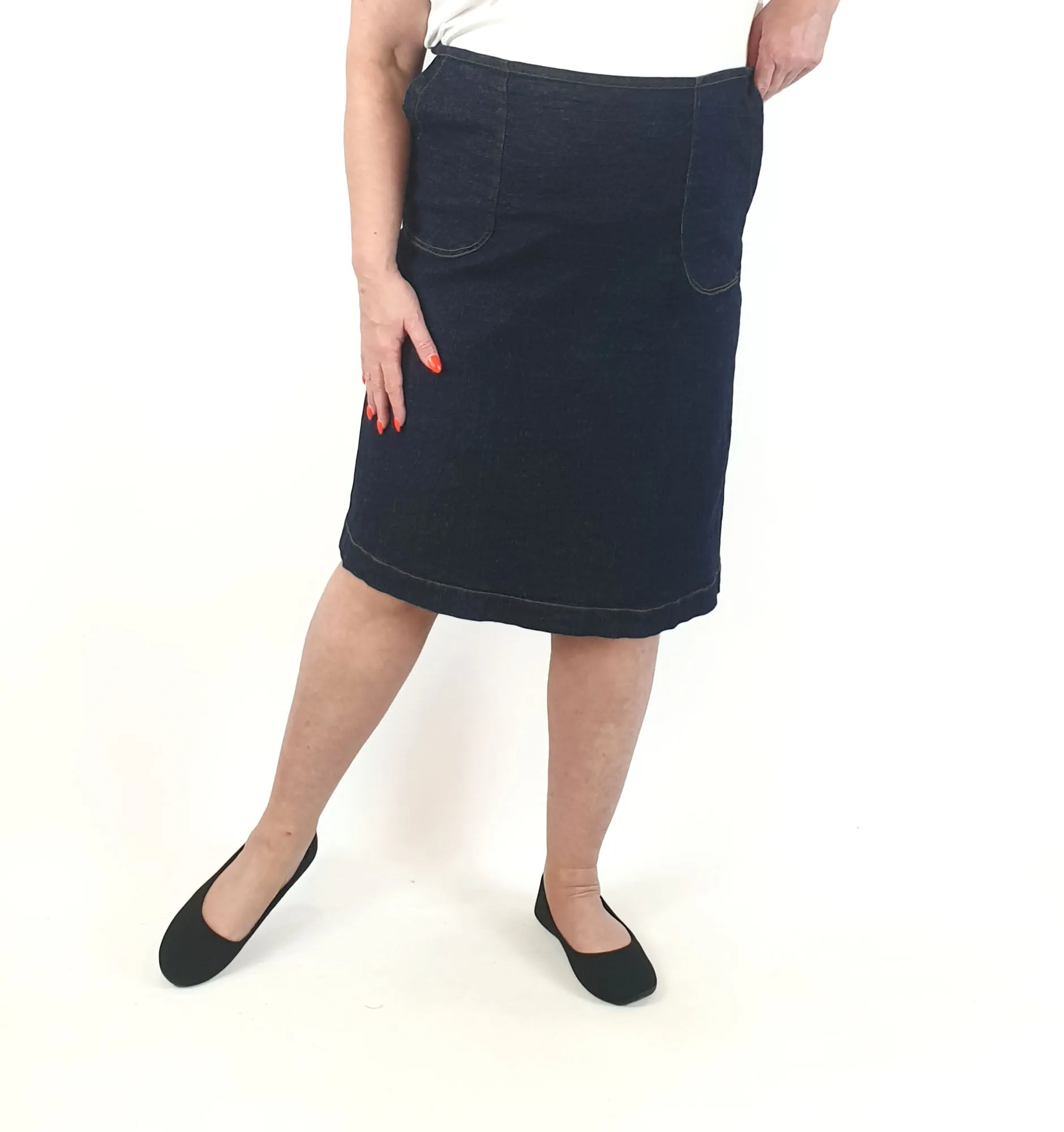 Essaye by Surface dark denim A-line skirt size XXL (made in Australia)